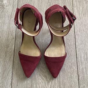 LAMB burgundy heels